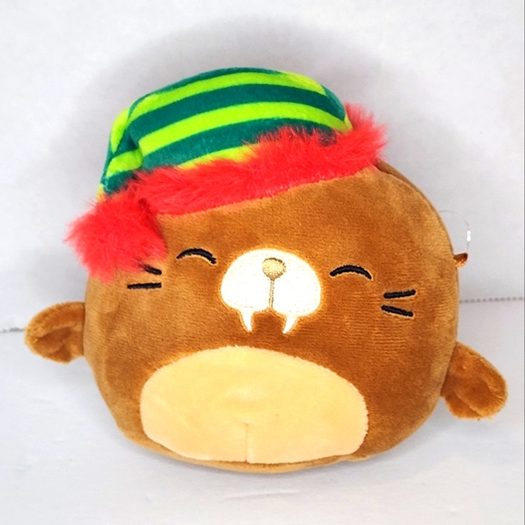 Squishmallows Other - 🎄 BRUCE 🦭 Elf Hat Walrus Christmas 2023 Original Squishmallow ☆》NWT《☆